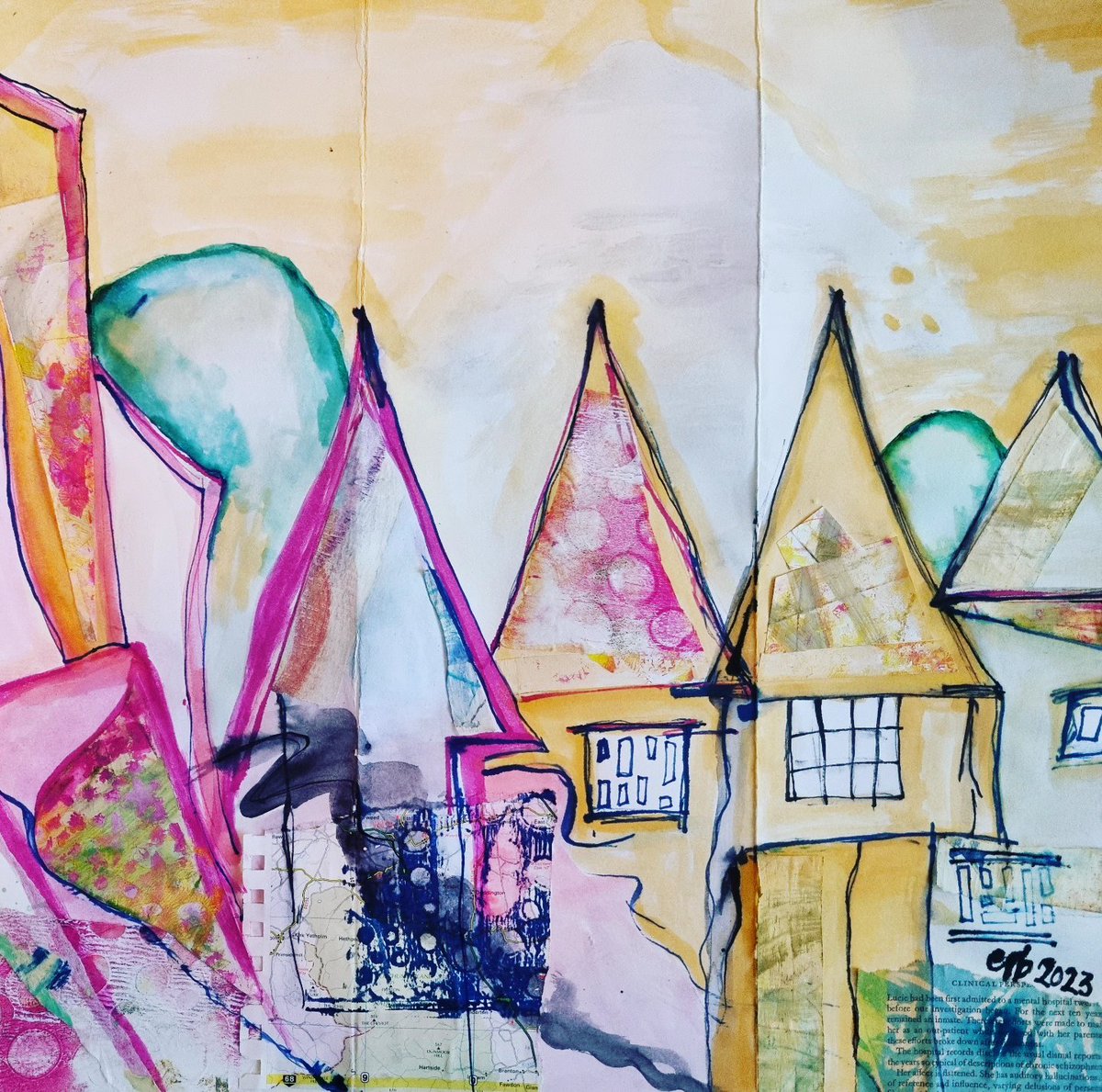erbradfield's tweet photo. Finished "Roof Tops" over the weekend
#LintonMapping #MixedMedia #Inks #Collage #LoveMyJob #WellbeingThroughCreativity #CreativePractice π https://t.co/yYVOl2dz1E