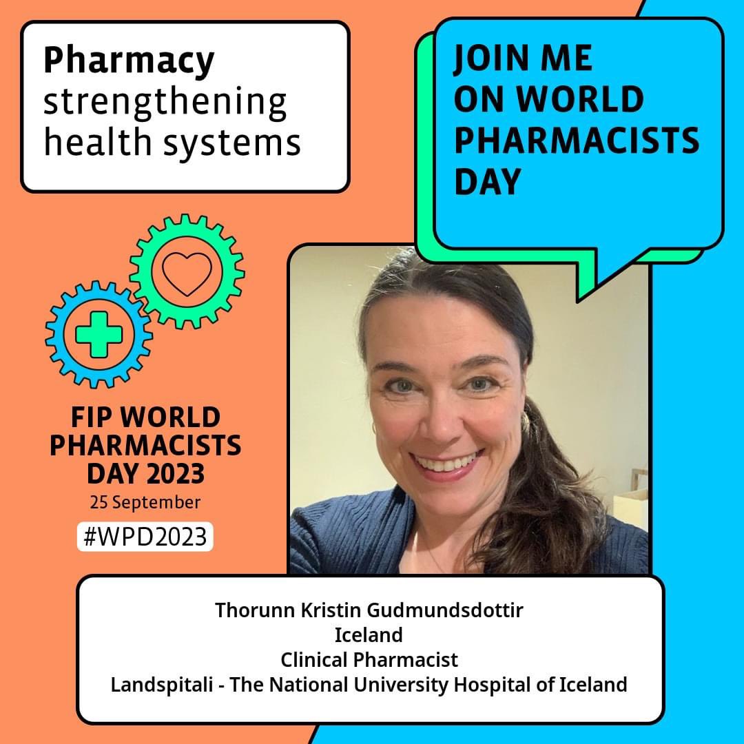 ThorunnKG's tweet photo. ✨Happy World Pharmacist Day ❤️
@EAHPtweet @FIP_org @Landspitali @Haskoli_Islands @ESCPNews @ISOPPorg @OfficialESOP @EWPM2 @BOPACommittee @StrathMPharm https://t.co/Qh16jBOOKA