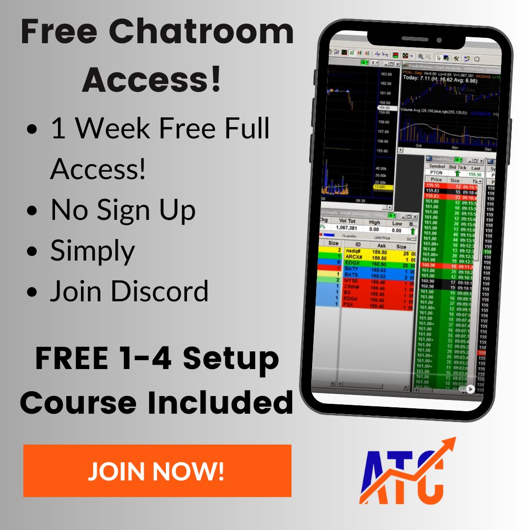 Join the best Tape Reading Chatroom for FREE. No sign ups. discord.gg/tVfGGjbR

#tapereading #DayTrading #Stocks