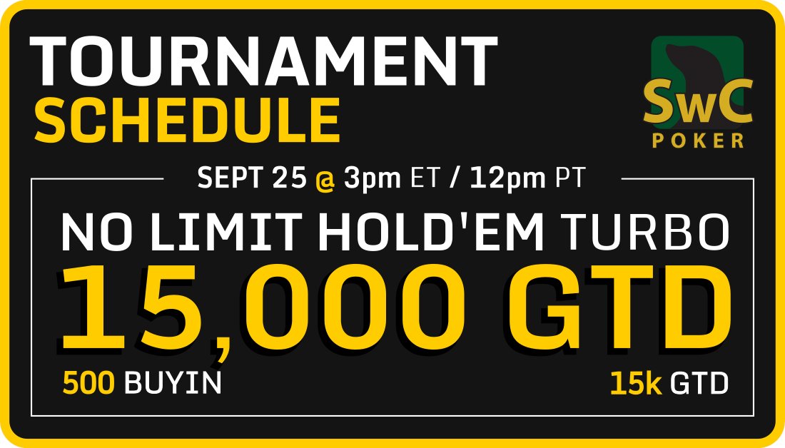 SwC Poker tweet media