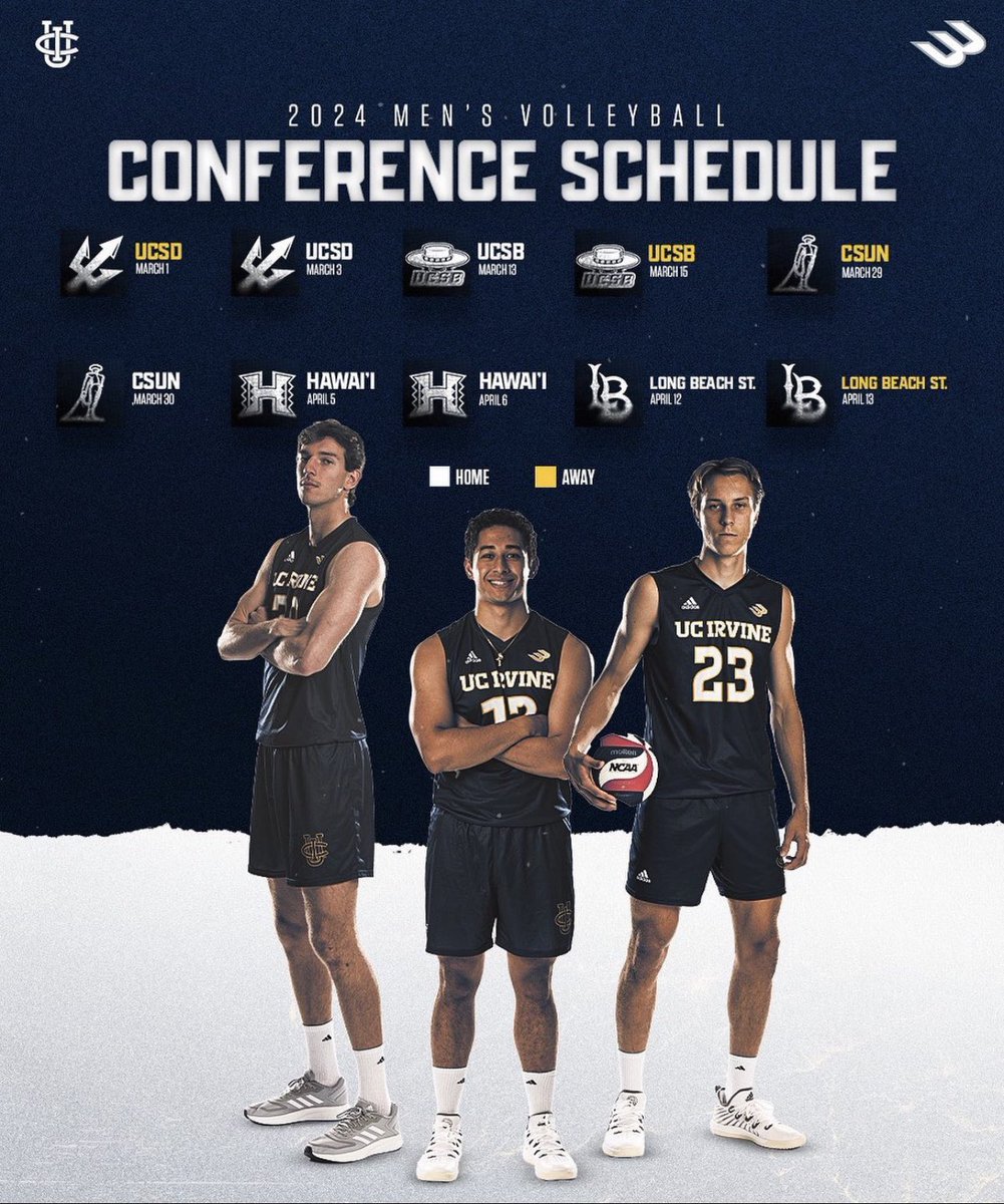 2024 UC Irvine 📆 #TogetherWeZot #RipEm #DefendTheBren #StillHungry #NCAAMVB @UCImvb @BigWestSports @UCIAthletics