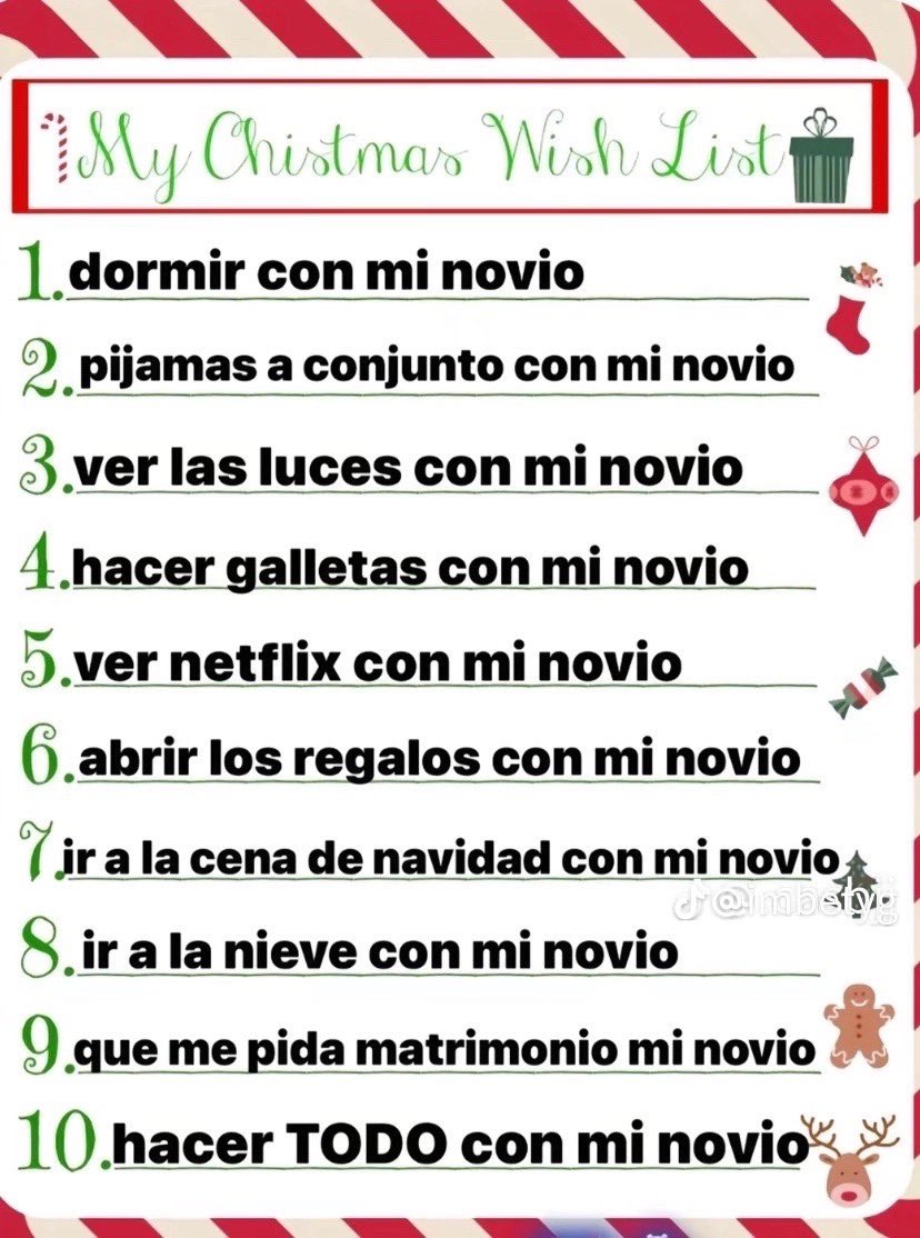 ALL I WANT FOR CHRISTMAS 🤭