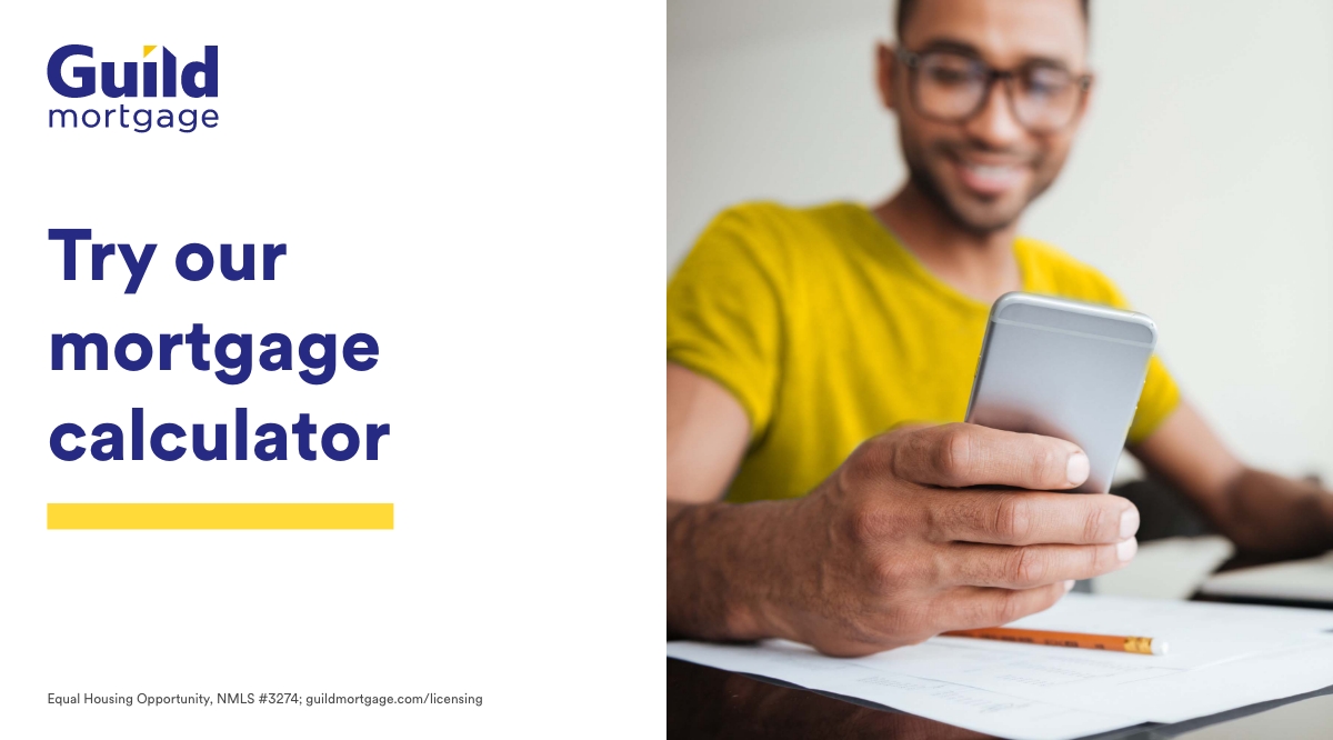 How does your down payment influence your monthly mortgage payment? Try our mortgage payment calculator to estimate the breakdown of your total payment: guildmortgage.com/mortgage-calcu… #GuildMortgage #MortgageCalculator