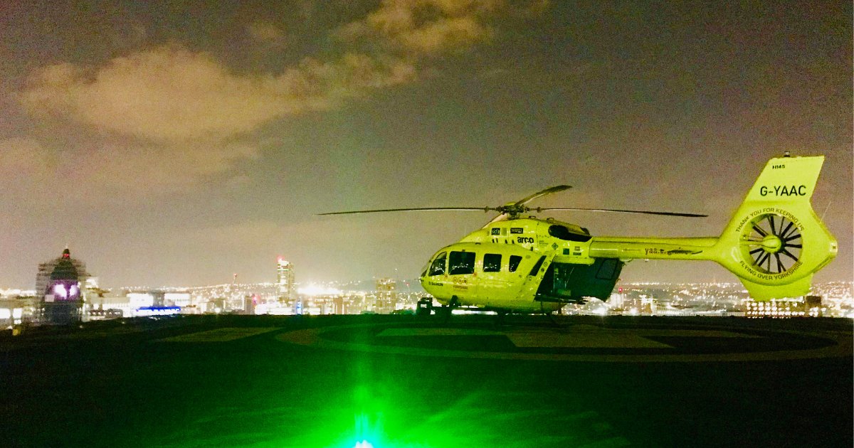 A member of our crew was injured last weekend when a laser hit him directly in the eye, resulting in a burn on his cornea. His injury poignantly emphasises the very real threats faced by our crew members.

Read more here yaa.org.uk/news-patient-s…

#Yorkshire #AirAmbulance