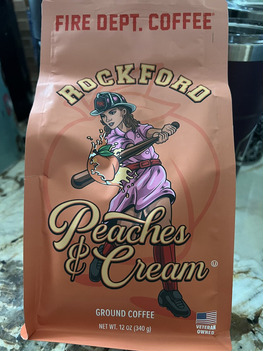 #RockfordPeaches coffee? There’s a joke in here about caffeine and #ALeagueOfTheirOwn being a literal gay awakening.
