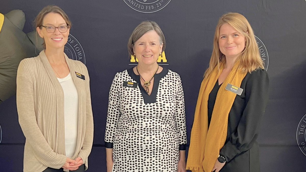 Commemorating the 125th anniversary of <a href="/IowaNursing/">UI CollegeofNursing</a>. Nicole Weathers (06BSN), <a href="/IowaOnlineNRP/">Iowa Online Nurse Residency Program</a> manager, participated in the alumni student presentations. We conversed with alumni &amp; students about the IONRP. We connected with the
<a href="/IowaCsomay/">Csomay Center for Gerontological Excellence</a> &amp; <a href="/IowaNursingCNC/">Iowa Center for Nursing Classification (CNC)</a> #IowaNursing #125years