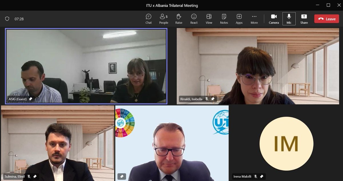 ITUEurope's tweet photo. TODAY: @ITUEurope pleased to kick off the collaboration with #Albania on the National Broadband Mapping System together with #ASIG and @EnergjiaGovAL

Looking forward to the fruitful and impactful cooperation advancing on digital #connectivity https://t.co/76HScCt2If
