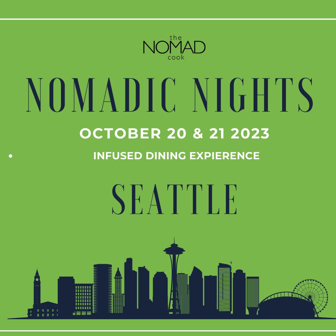 the_nomadcook's tweet photo. Nomadic Nights this October 21 &amp; 22. Chef Petersen is joined Chef Thomas Cullen on our 4 course menu which offers each guest separate dosing based on your own individual tolerance level. 

DM or comment below for the ticket link 
#seattle #seattlefoodie #eatseattle https://t.co/BJ20xgY9Ps