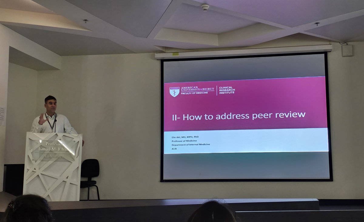 Glad to attend a great informative session on how to peer review @martinebejjani & how to address peer review @Elie__Akl @CRI_AUBMC
#PeerReviewWeek
Couldn't help but remember Dr @ZeidanMd 's remarkable mentorship & thorough training that back me up!