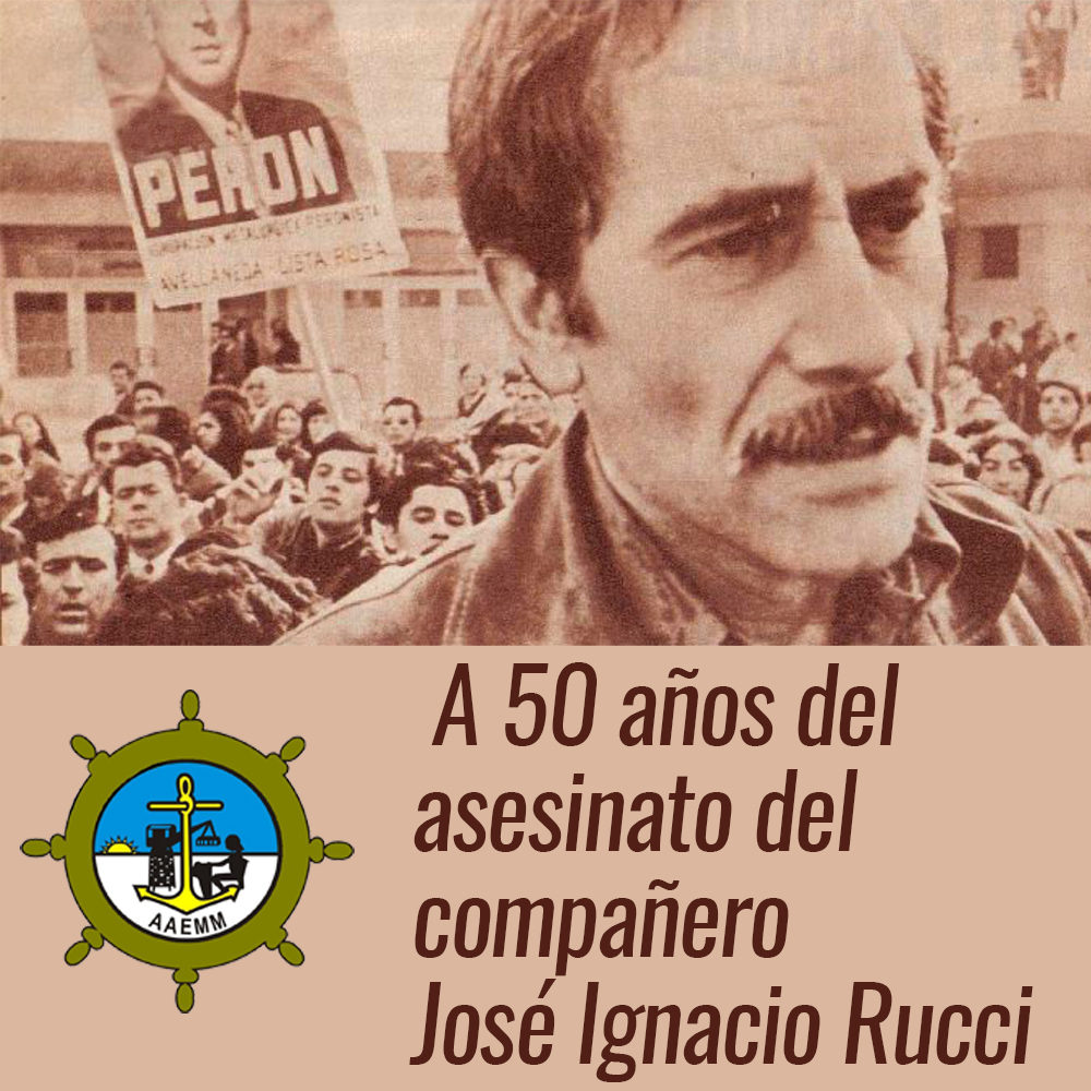 Aaemmercante's tweet photo. #AAEMM ¡José Ignacio Rucci, presente! #RucciPresente https://t.co/mLlUtRumAC