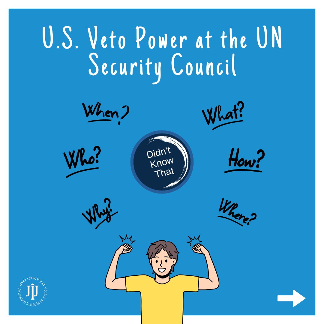 JIJ_Israel's tweet image. Did you know that the US has used its veto power at the UN Security Council to block resolutions condemning Israel more than any other country? Learn more interesting facts from our future posts #un #securitycouncil #vetopower #usa #internationalrelations #democracy #unreform