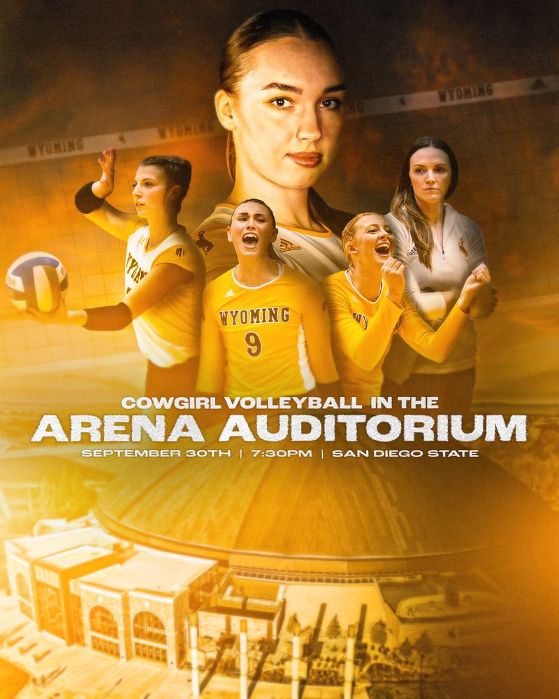 Wyoming Cowgirl Volleyball tweet media
