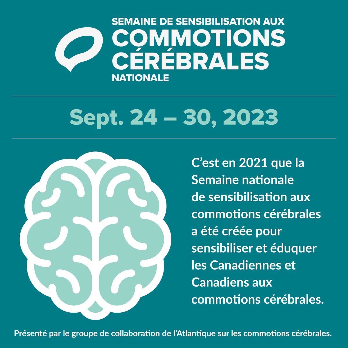 La semaine nationale de sensibilisation aux commotions cérébrales se déroule du 24 sept. – 30 sept. Les symptômes peuvent ne pas se manifester immédiatement après un choc à la tête. Insistons sur la sécurité dans le sport. <a href="/ParachuteCanada/">Parachute</a> : shorturl.at/tIJL2