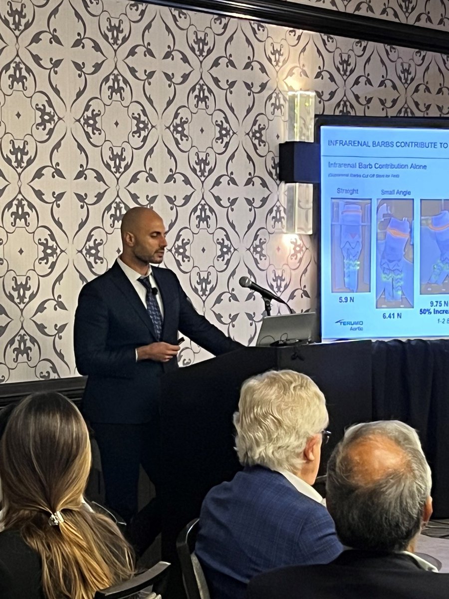TerumoAortic's tweet image. Thank you to the &amp;gt;75 physicians who attended our EVS  lunch symposium in Washington DC. Engaging discussion from Dr.  Tassiopoulos, Dr. Nassiri and Dr. McKinsey on Expanding Aortic Patient Treatment Options with TREO and RelayPro.
 #treo #relaypro #terumoaortic #easternvascular