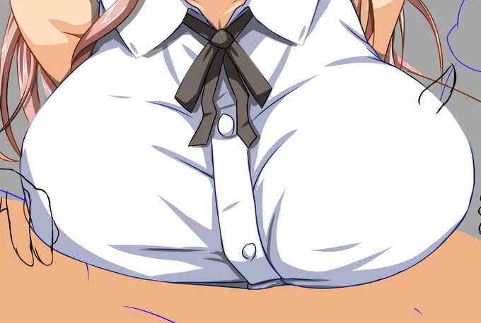 服のシワって難しいよねん〆('ー`)ゞ 