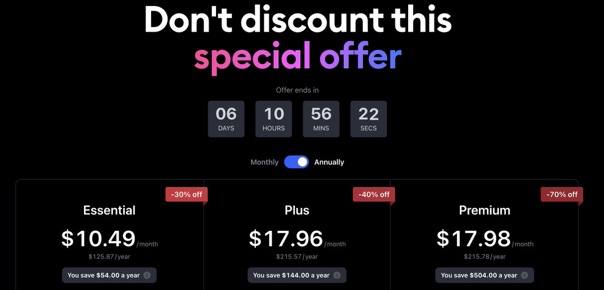 SirPickle_'s tweet photo. TradingView is having a 30-70% OFF SALE🚨

(based on which account you upgrade to)

These are quite rare so this is a GREAT opportunity to upgrade to a better plan📈

Sale ends October 1st!  

Link to purchase⬇️
https://t.co/H2MwrutC0O