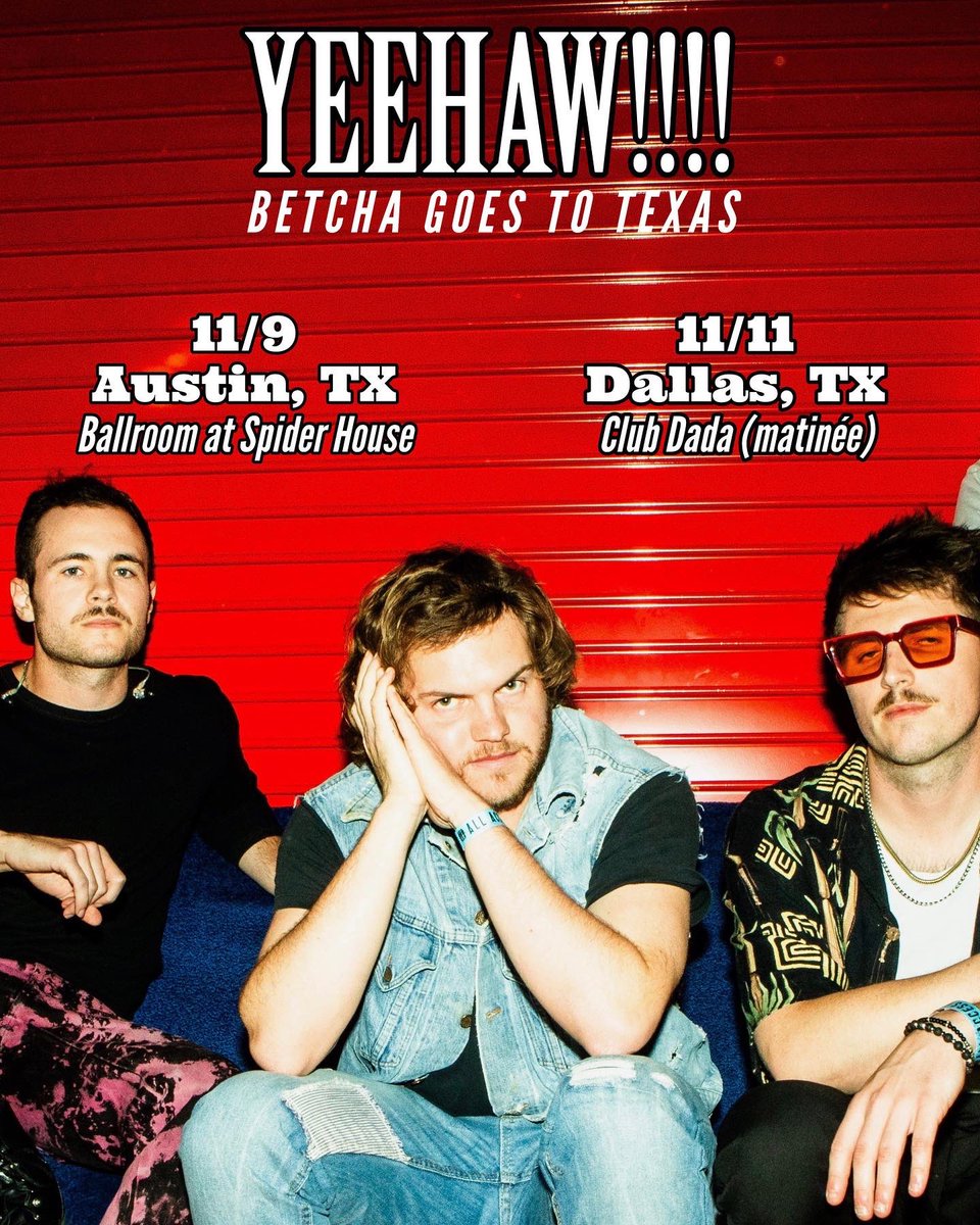See you in November TX🤠