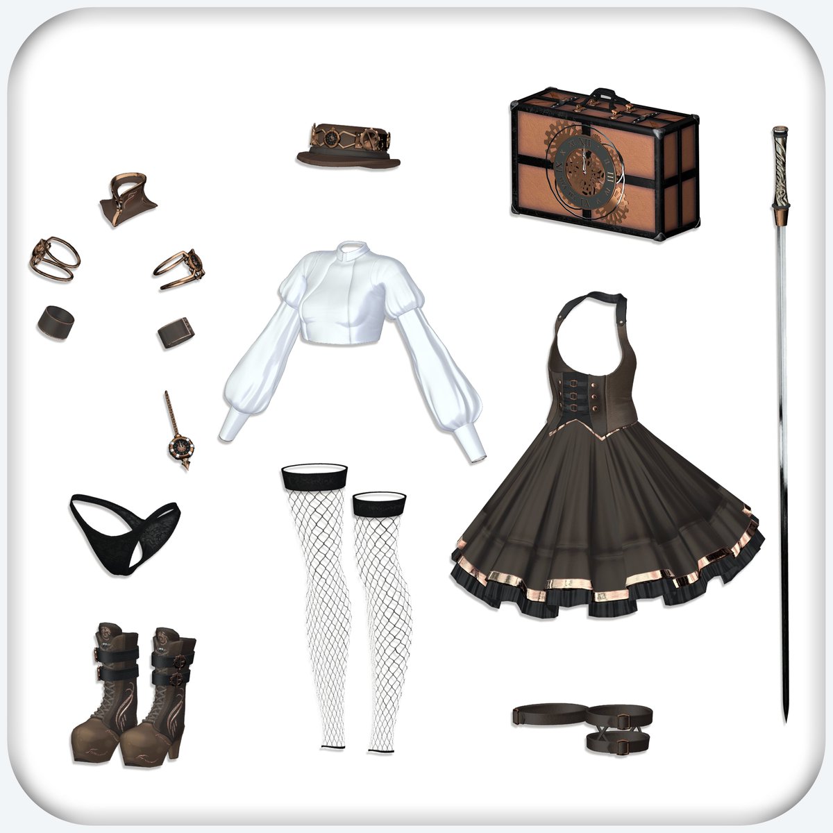 次はスチームパンクです！😊⚙️