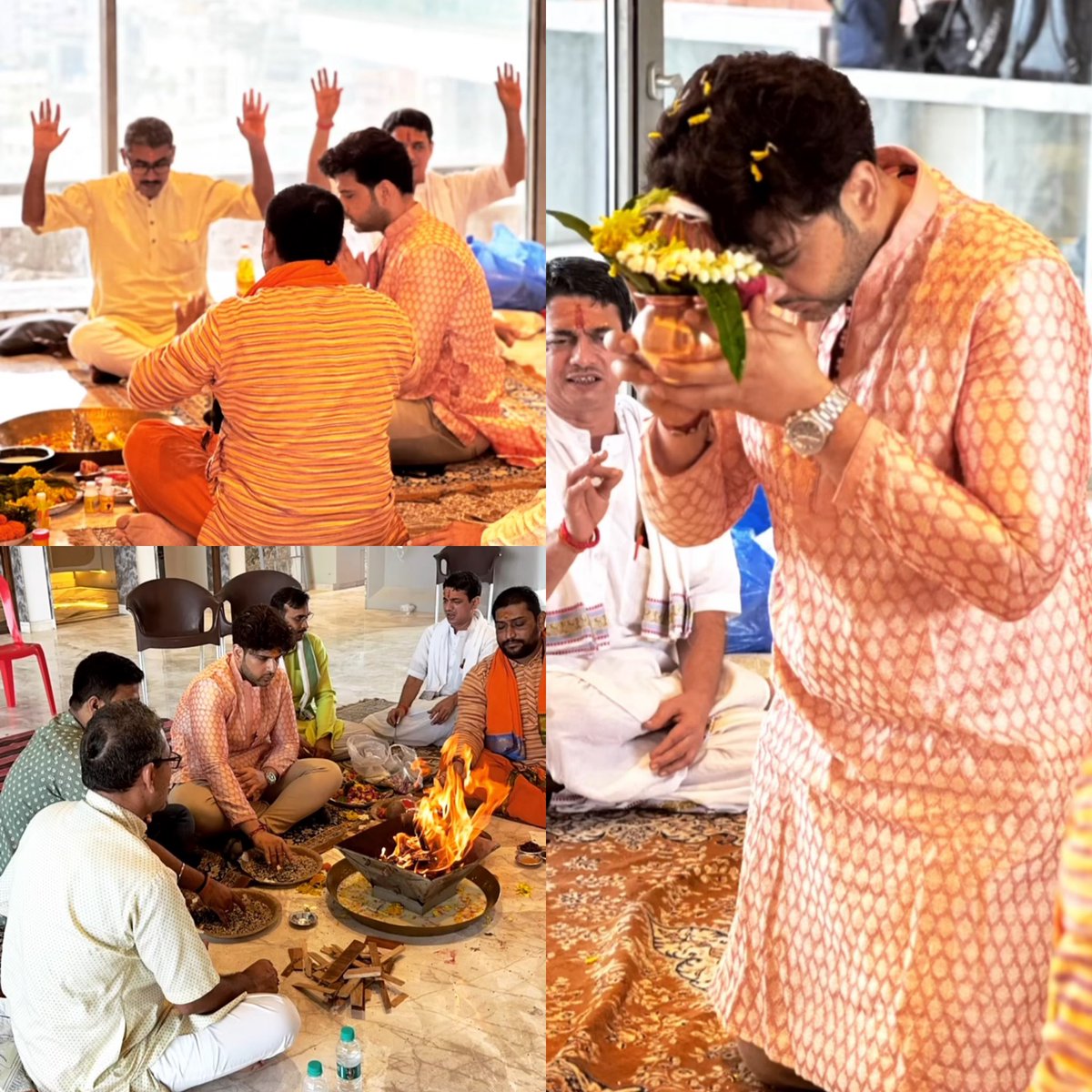ndtvgoodtimes's tweet photo. #KaranKundrra does puja at his new home in Mumbai Bandra area. 🙏

Congratulations @kkundrra! ❤️

#KaranKundrra #Bollywood #Entertainment @KKundraFansClub @KaranKundrra80 @FanKarankundrra @_YashiGupta_ @boy_karankundra @Kkarankundrra https://t.co/pF5uyNashj