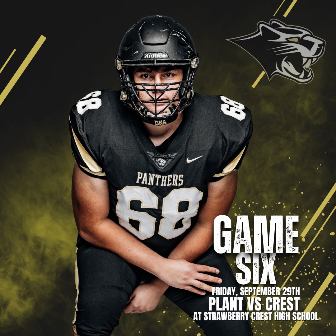 plantpanthersfb's tweet photo. Opening up district play this week on the road at Strawberry Crest.
#TheAscent #BetOnUs #BeatCrest https://t.co/SOGaF6wXq3