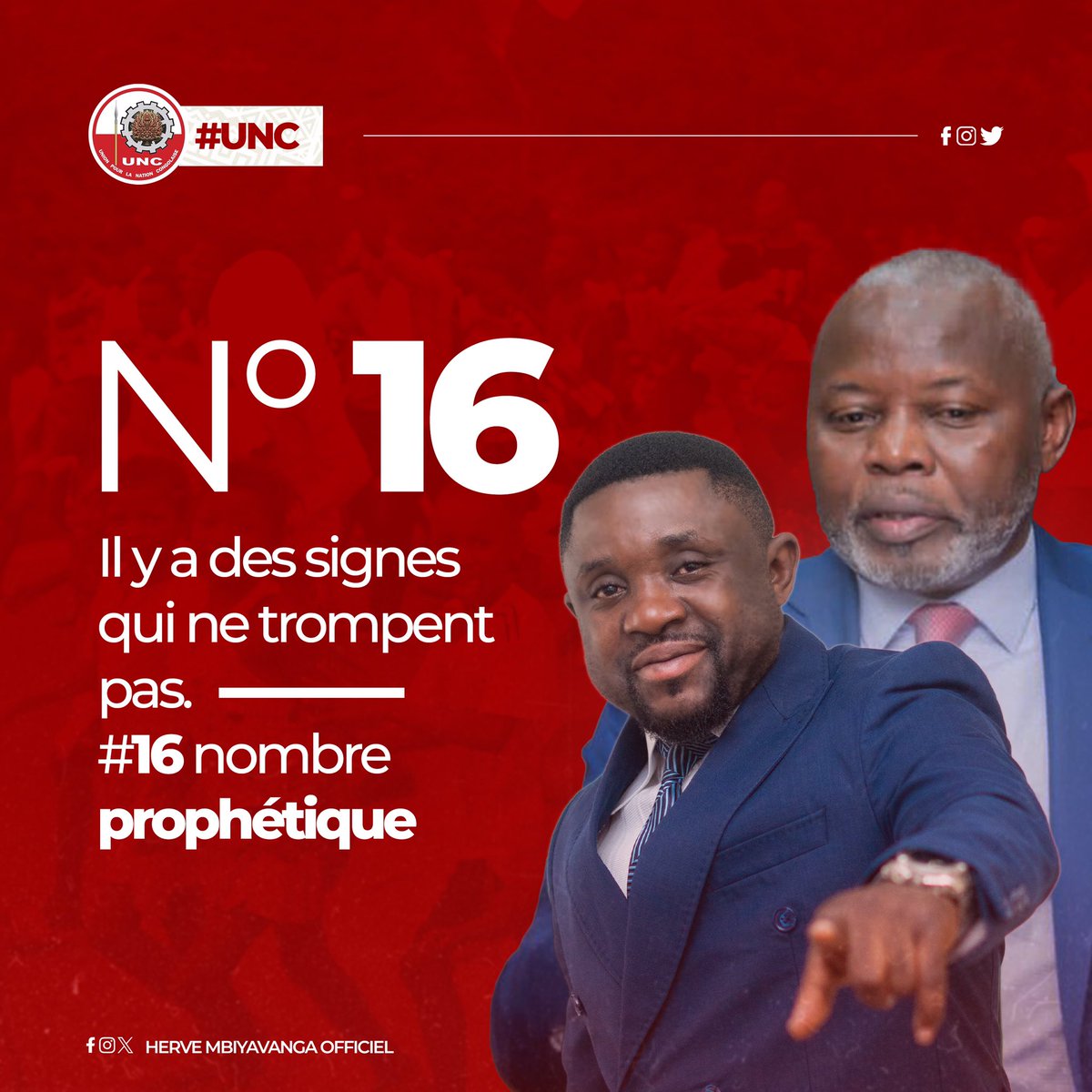 Mbiyavanga_H's tweet photo. #Anecdotique
Il y a des signes qui accompagnent la réalité !
Et cette réalité précède l’accomplissement…
Moi et mon leader @VitalKamerhe1 portons le même numéro “prophétique” #16
#Kwango2023 #Numero16 @BillyKambale1 @MichelMoto1 @VitalKamerhe1 https://t.co/u3rm7Xl0FO