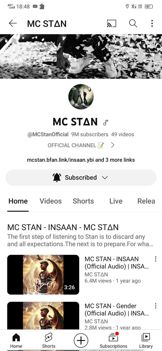 bhupesh8822's tweet photo. ❗LATEST ❗

@MCStanOfficial COMPLETED 9M SUBSCRIBERS ON YOUTUBE CONGRATULATIONS APPA  

#MCStan  #StannyArmy #MitraMandal https://t.co/OH4T05dExy