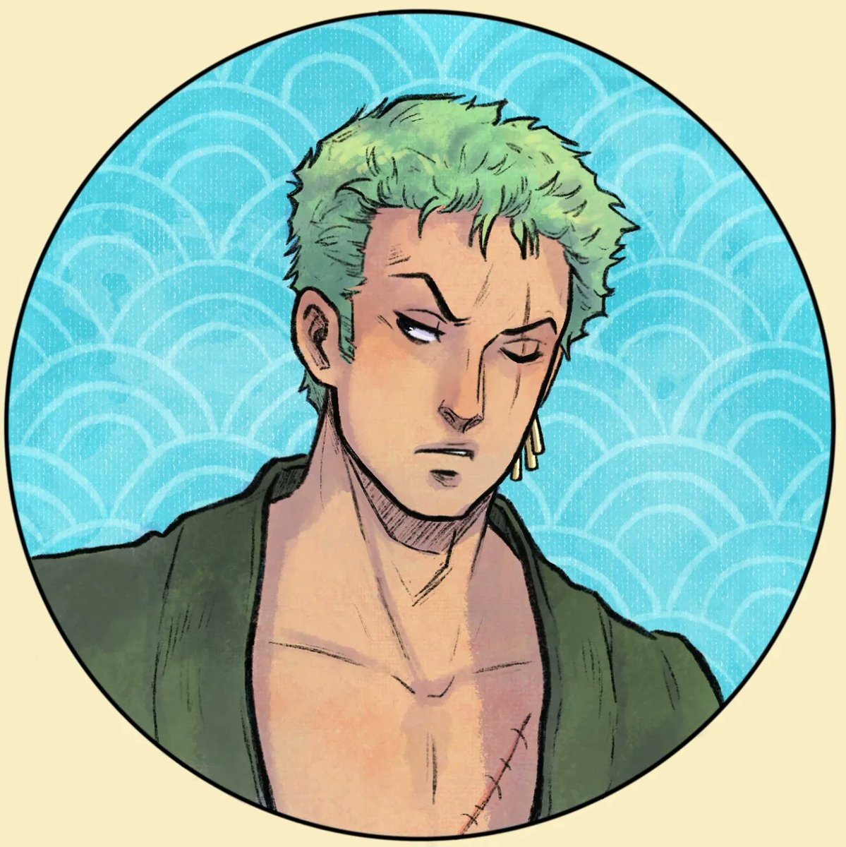 Siguientes diseñitos de #mugiwaras :D Les tocó el turno a Zoro y a Sanji. ¡Espero que os gusten! 
#ONEPIECE #ZoroxSanji #Zoro #sanji