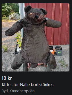 johan_nasa's tweet photo. nalle been through it... https://t.co/e88KQebSjn