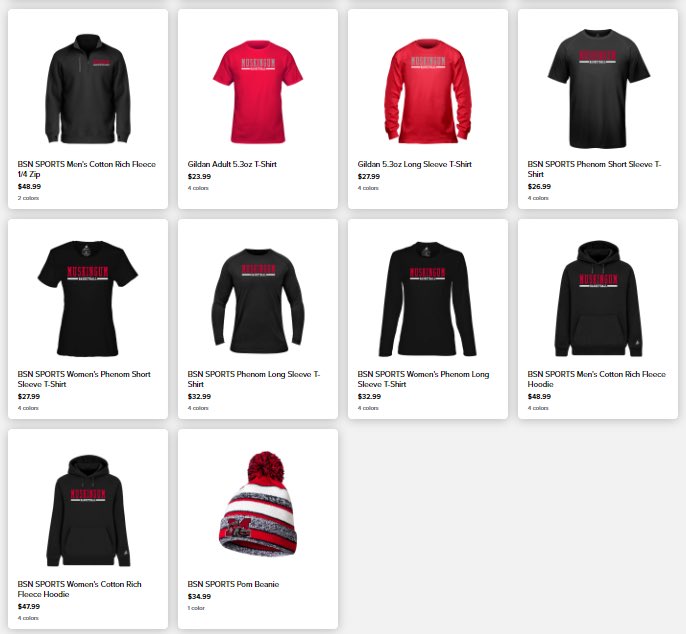 Team store is officially open! Visit bsnteamsports.com/shop/KjACzsJk4A to get your Muskie WBB gear for the upcoming season! Store closes on October 3rd! #DefendTheM