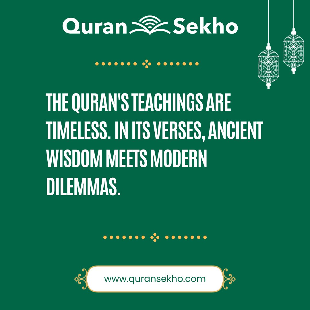 QuranSekho's tweet photo. Unlocking the timeless wisdom of the Quran to navigate today's challenges. 📖

Let its ancient teachings guide our path toward a brighter, more compassionate future.

#quransekho #QuranWisdom #TimelessTeachings #ModernChallenges #GuidanceForToday https://t.co/yfAAlT3q13