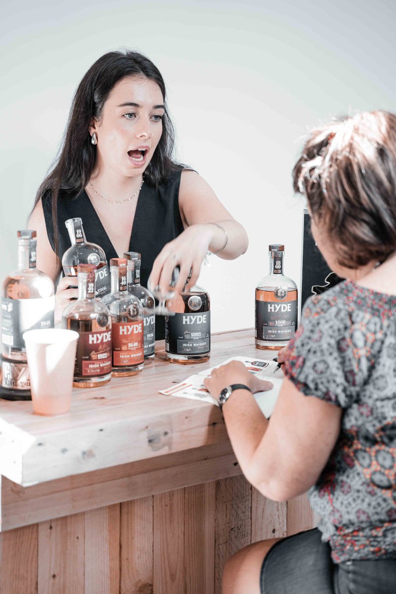 FRANCE: Hyde brand ambassador April working hard in France last week spreading the importance of Wood knowledge! #itsallaboutthewood #atasteofireland #irishwhiskey