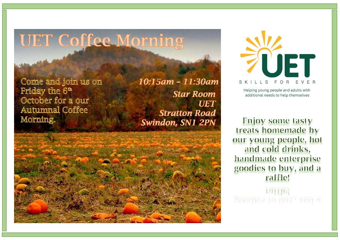 UET_Charity's tweet photo. Coffee Morning Time!☕🍰
Yes our Coffee Morning will return on 6th October 2023 at our Stratton Road site. Doors open 10:15am - 11:30am.
We look forward to seeing there.😀
#UETcharity #SkillsforEver #charity #coffeemorning☕https://t.co/IV9L0ZDbas https://t.co/FuIfK22ku6 https://t.co/KXL3KkcG2y