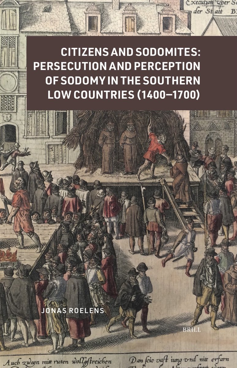 My book has a cover! Citizens & Sodomites will be published in January by @BrillPublishing in the series 'Crime and City in History'.  #sodomy #genderhistory #earlymodernhistory brill.com/display/title/…