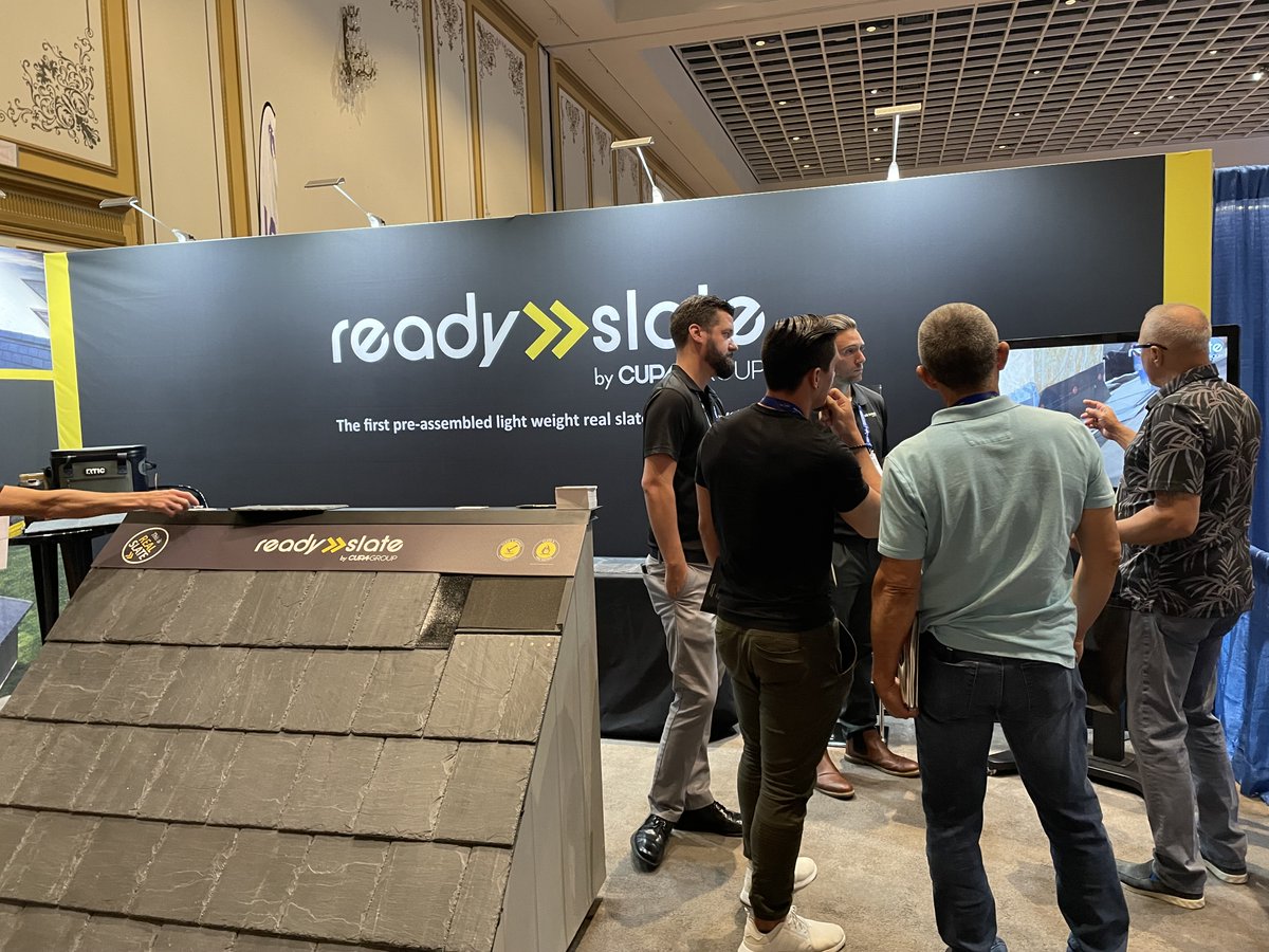 VermontSlateCo's tweet photo. It was a pleasure sharing the benefits of Readyslate with you at the Western Roofing Expo in Las Vegas over the last three days | #WRE 

If you missed us at the expo, feel free to reach out to us 📲📲 https://t.co/GWSpNA43hf