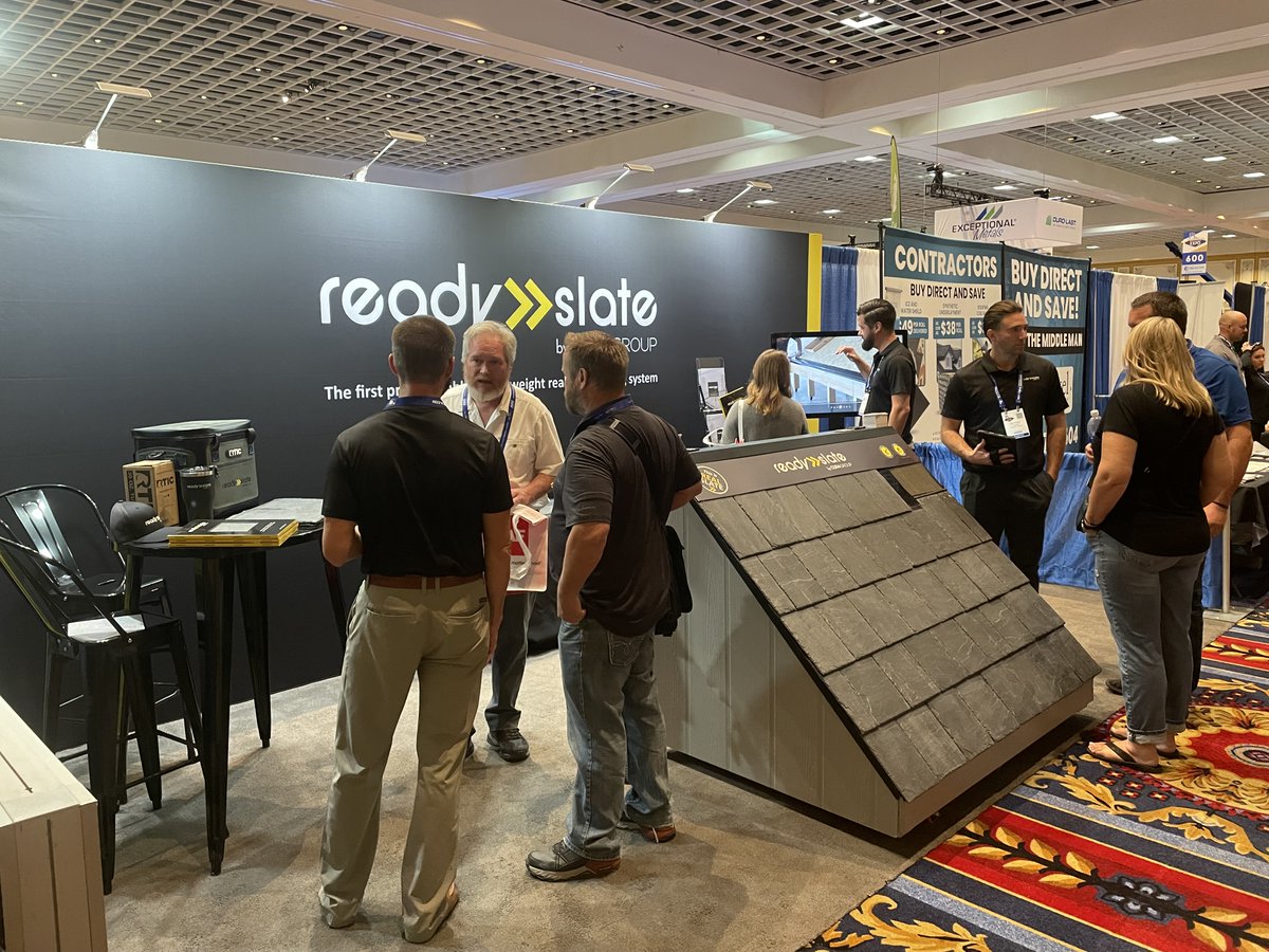VermontSlateCo's tweet photo. It was a pleasure sharing the benefits of Readyslate with you at the Western Roofing Expo in Las Vegas over the last three days | #WRE 

If you missed us at the expo, feel free to reach out to us 📲📲 https://t.co/GWSpNA43hf