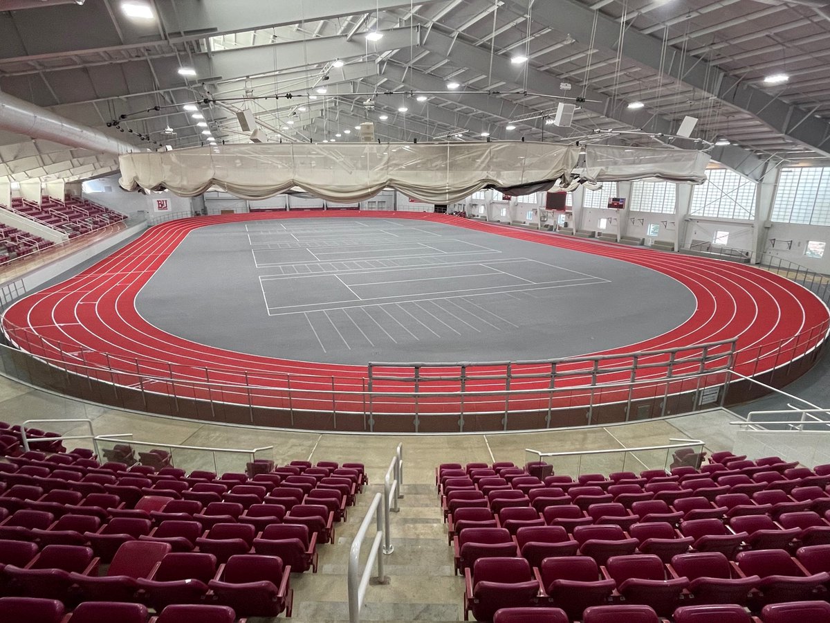 Excited to see the newly resurfaced <a href="/BeynonSports/">Beynon Sports</a> track at the Boston University Track &amp; Tennis Center in action.🏟️ Thank you <a href="/BUAthletics/">BU Athletics</a> &amp; <a href="/TerrierTFXC/">BU Track & Field / Cross Country</a> for your trust! We can't wait for the start of the indoor #trackandfield season &amp; to witness more historic performances.
#GoBU