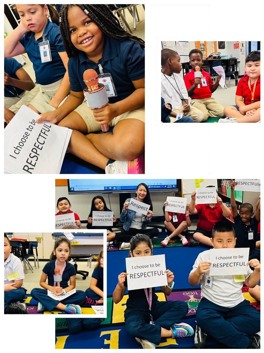 These Cougars @TequeraDavis @KennedyCougs shared that they show respect by caring about the thoughts and feelings of others. #SocialEmotionalLearning #SELlessons #CharacterCounts #CharacterStrong #MonthlyCharacterTrait #BeRespectful