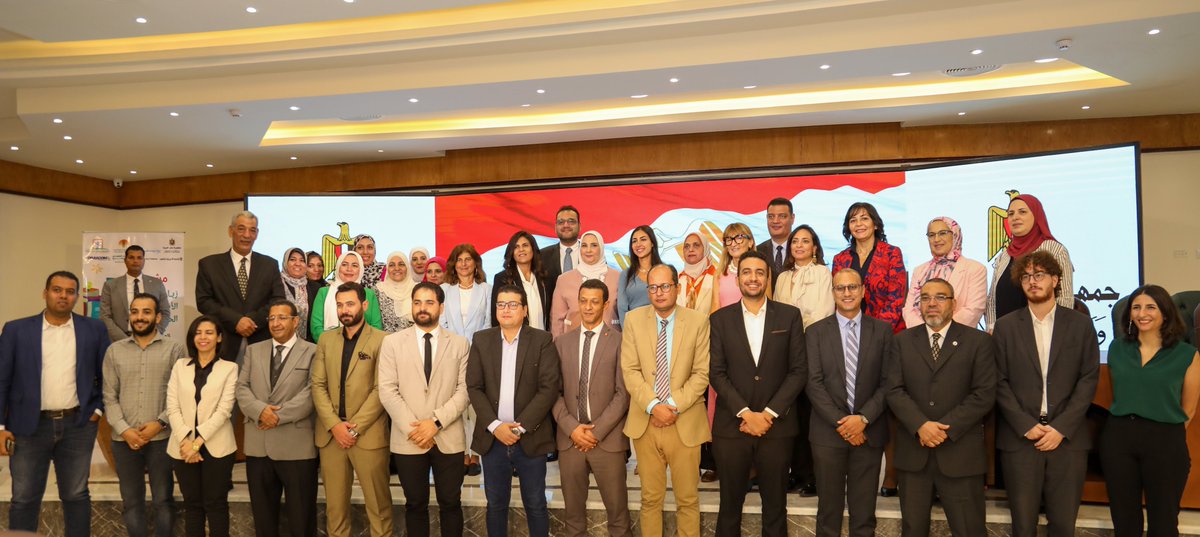 Signing a memorandum of understanding for a project to increase children’s enrollment in nurseries in #Egypt  from the age of one day to 4 years, in cooperation with the <a href="/MOSS_Egypt/">وزارة التضامن الاجتماعي</a> ,<a href="/AUC/">AUC</a> , <a href="/EgyFoodBank/">Egyptian Food Bank</a> ,  <a href="/SawirisFSD/">Sawiris Foundation For Social Development</a>  and <a href="/OrascomDevelop/">Orascom Development</a>.