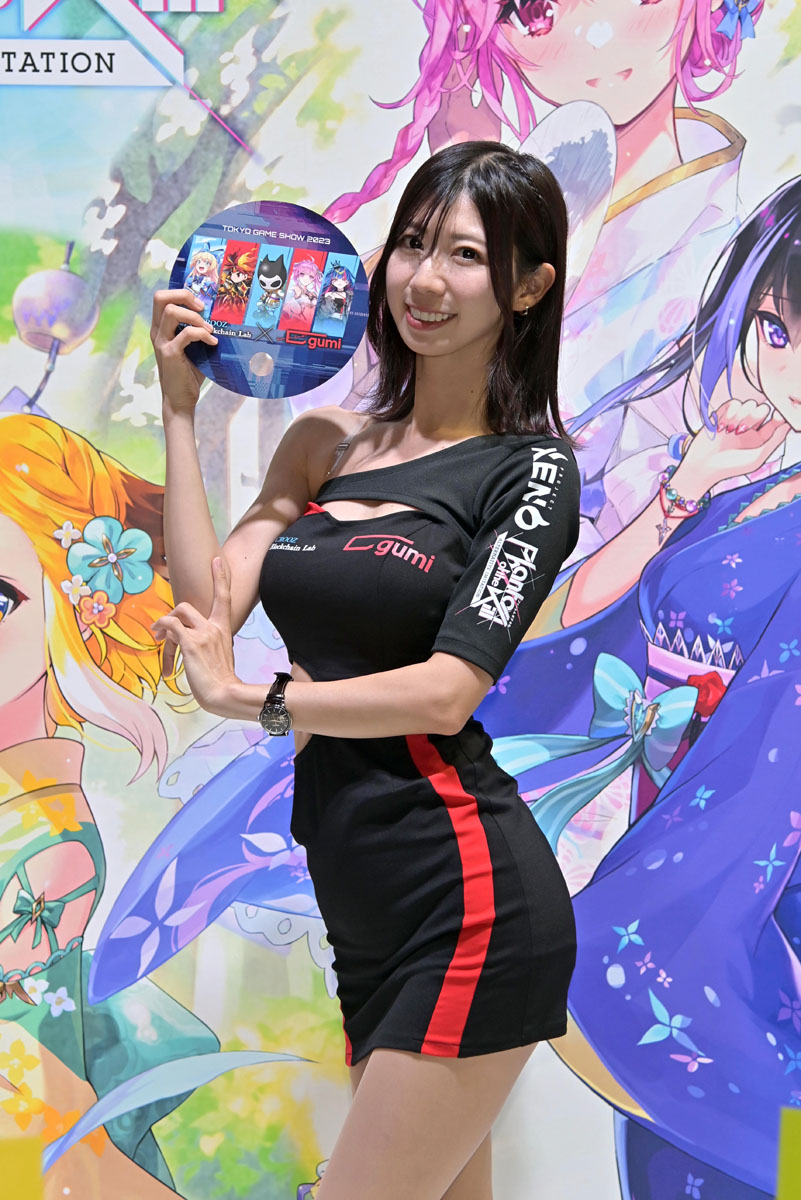 hetarewakabon's tweet photo. 祭の最中、写真撮れた数少ない成果🥹
#TGS2023
#CROOZBlockchainLab
#生田ちむ 様 @1224Chimu
#極上のクビレ https://t.co/mazmGV84La