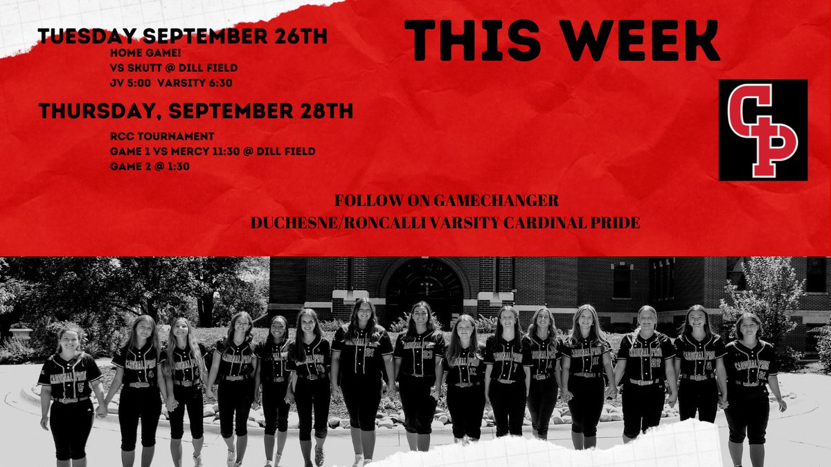 BIG week! 
Home game Tuesday Vs Skutt and Thursday is the RCC Conference. 
Come out and show your support!
<a href="/rchs_athletics/">RCHS Athletics</a> <a href="/DuchesneSports/">Duchesne Athletics</a>