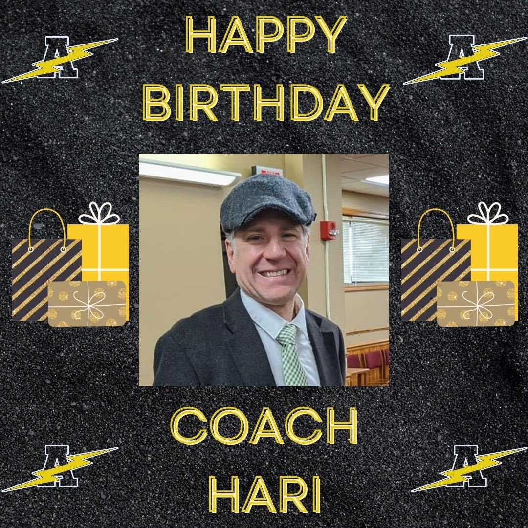 Andrew Athletics (@vjabolts) on Twitter photo We are #FiredUp to wish JV <a href="/tboltsvb/">Andrew Girls Volleyball</a> coach and Andrew English Teacher Mr. Hari a very happy birthday today!
We hope you enjoy your day Coach! We are #FiredUp to wish JV <a href="/tboltsvb/">Andrew Girls Volleyball</a> coach and Andrew English Teacher Mr. Hari a very happy birthday today!
We hope you enjoy your day Coach!