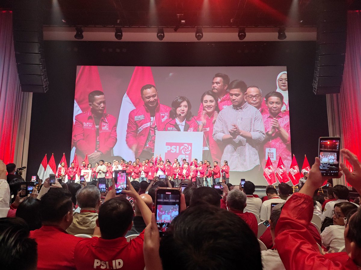 Selamat bro Ketua Umum Partai Solidaritas Indonesia Bro Kaesang Pangareb #kopdarnasdeklarasipsi #Kaesang #kaesangloginpsi