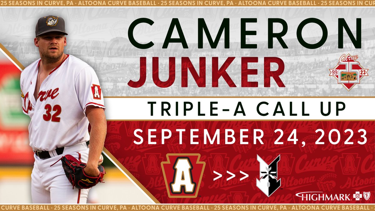 AltoonaCurve's tweet photo. In his Triple-A debut for the @indyindians yesterday, Cameron Junker tossed two shutout innings with five strikeouts! 🔥 https://t.co/hiuyWDsztQ