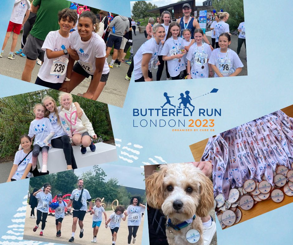 CureEBorg's tweet photo. We had a ball at our #ButterflyRun at @noordinarypark
https://t.co/mGWsJjOcQi Find out your run times &amp; see if you can spot yourself in our gallery
We’d love to see your photos – please tag us if you share them
#CureEB #ResearchtheCure #TimetoFly #RunforRare #RareDisease #EB 💙 https://t.co/2V9bfqxTCi