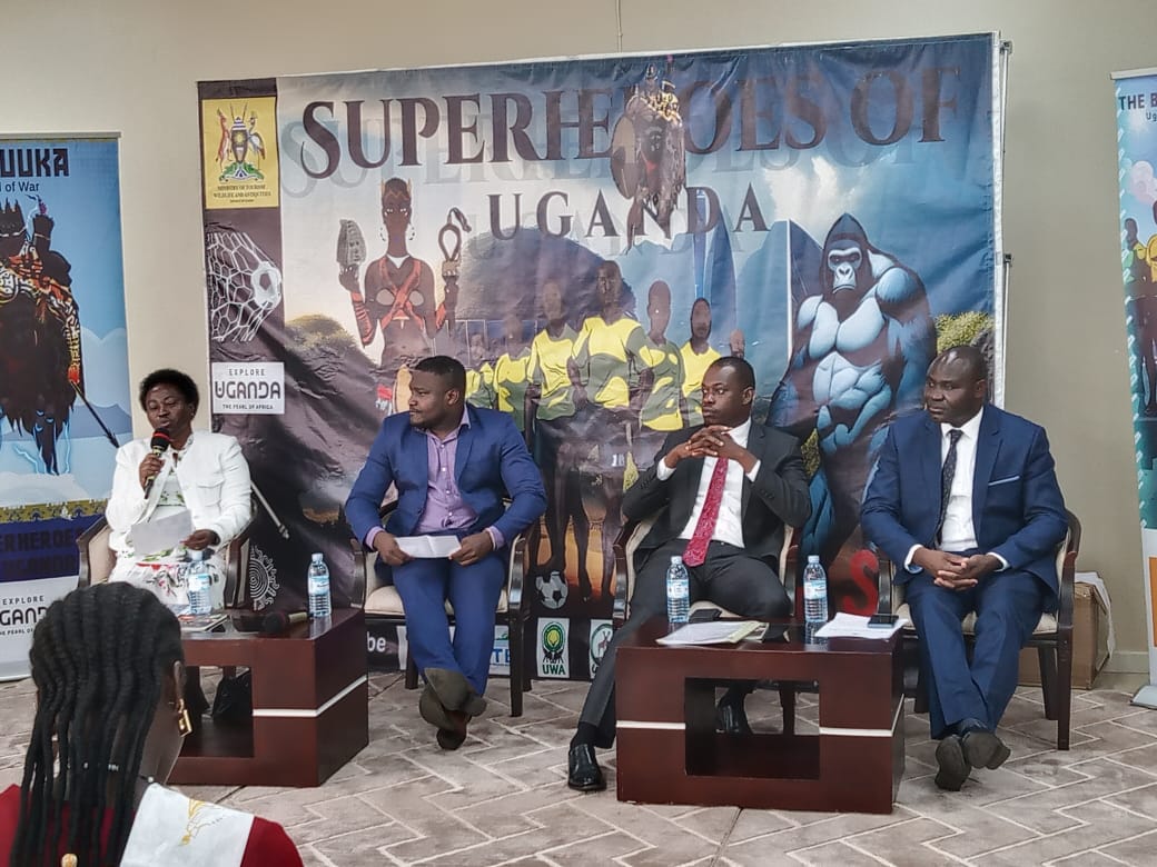 ugandamuseums's tweet photo. Exciting News! 📚🎥 The Ministry of Tourism, Wildlife and Antiquities, in collaboration with TravelTube, presents the launch of the "Superheroes of Uganda" series on 6th October 2023 at the Uganda National Museum! 🇺🇬✨1/2
#superheroesofuganda 
#ourstories #ourhistory https://t.co/IZtaRQEKc8