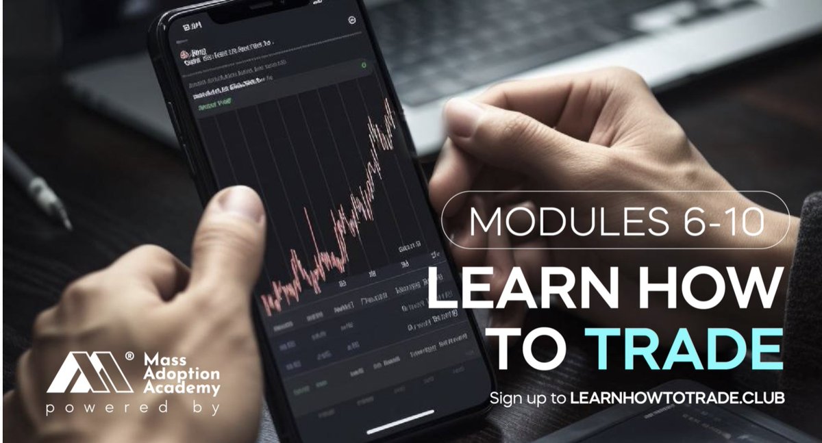 mdtrade's tweet photo. Learn How to Trade update! ​ 📣
​
Modules 6 and above will take your trading to new heights culminating in our exclusive AI Masterclass.
​
📊 Module 06: Demystifying Tools For Analysis
📈 Module 07: Simplified Grid Trading
🌊 Module 08: Surfing The Market’s Rhythms
🧠 Module 09: Psychology In Trading
🤖 Module 10: AI - Bridging Theory To Practice
​
Sign up now: https://t.co/KtA436l9T8
​
#Crypto #TradingStrategy #AI #Bitcoin #CryptoTrading #LearnToTrade
