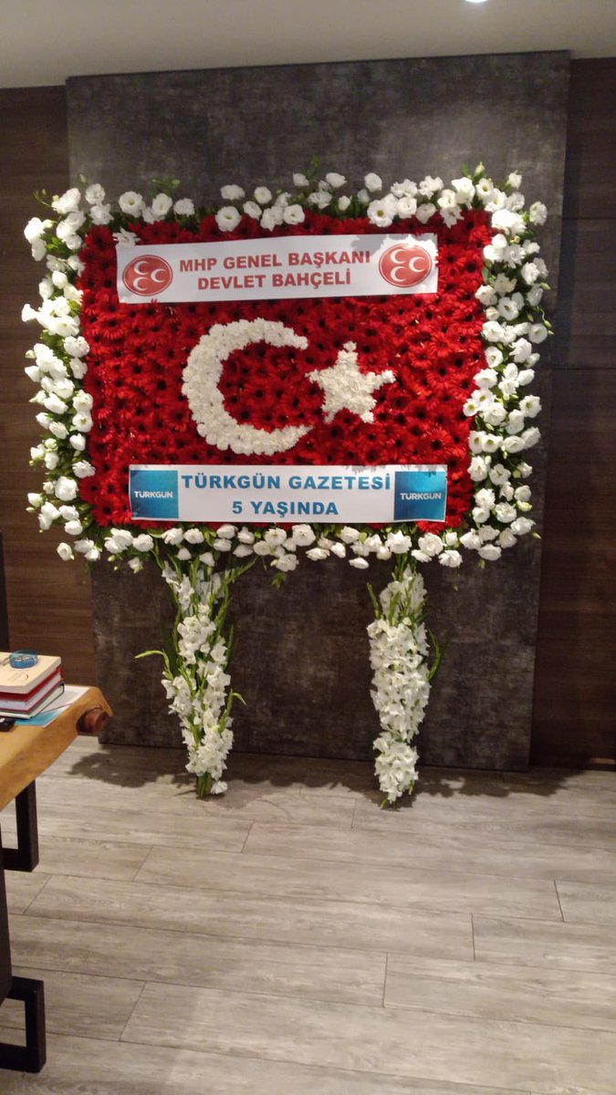 Sayın Genel Başkanımız, Türkgün Gazetemizin 5. Yılı dolayısıyla bu güzel çiçeği göndermiş ve bizleri tebrik etmiştir. Sağ olsun Var Olsun, Allah başımızdan eksik etmesin. 🤲🤲🤲
@turkgungazetesi #Türkgün5Yaşında