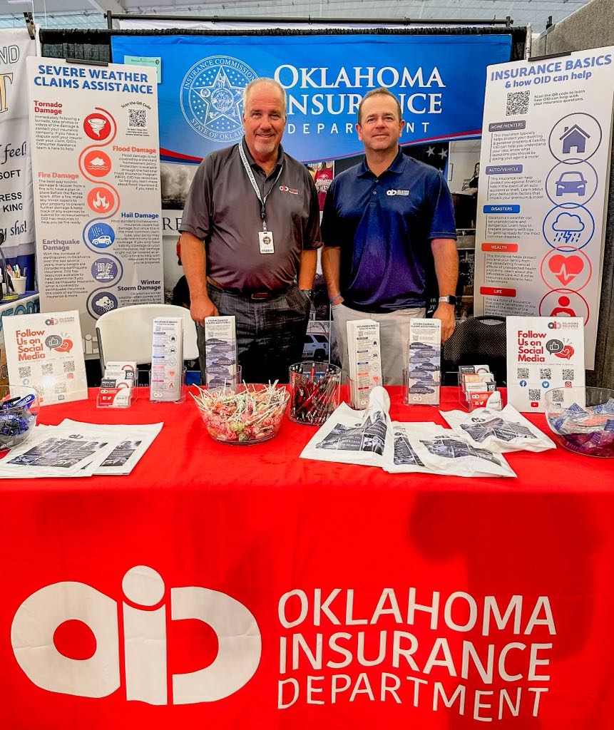 oid411's tweet photo. Thank you to everyone who visited our booth at the @okstatefair to learn about what we do to protect Oklahoma consumers! We hope to see you all again at next year's fair!
#OKStateFair #WeAreOID #Oklahoma #Insurance https://t.co/AwWdszhJCq