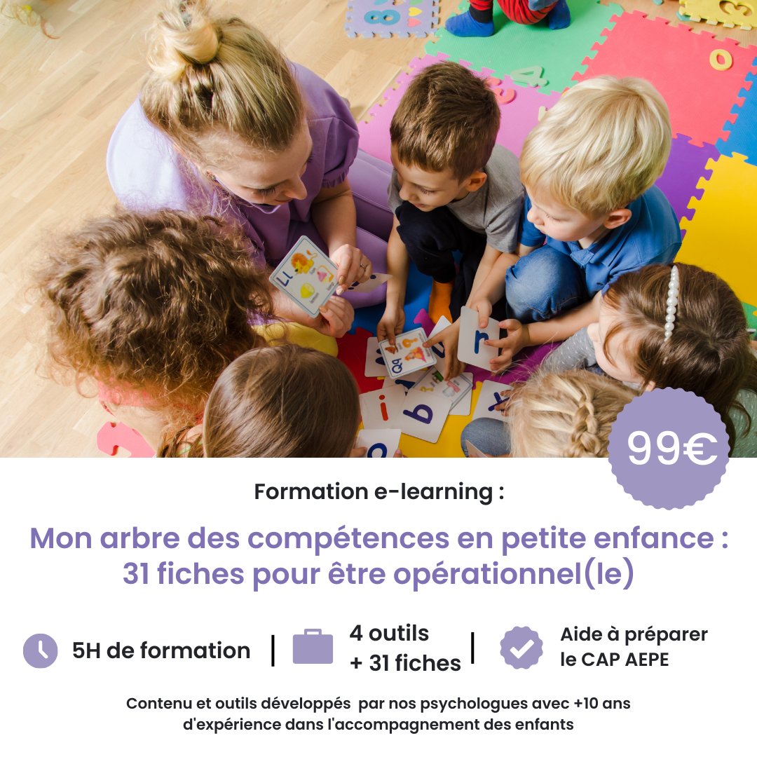 Jusqu'au 22 Octobre profitez de nos formations #PetiteEnfance à 99euros ! 

Découvrez votre prochaine formation : formations.regardepsy.com/training-list?…

#AssistanteMaternelle #CAPAEPE #Psychologie