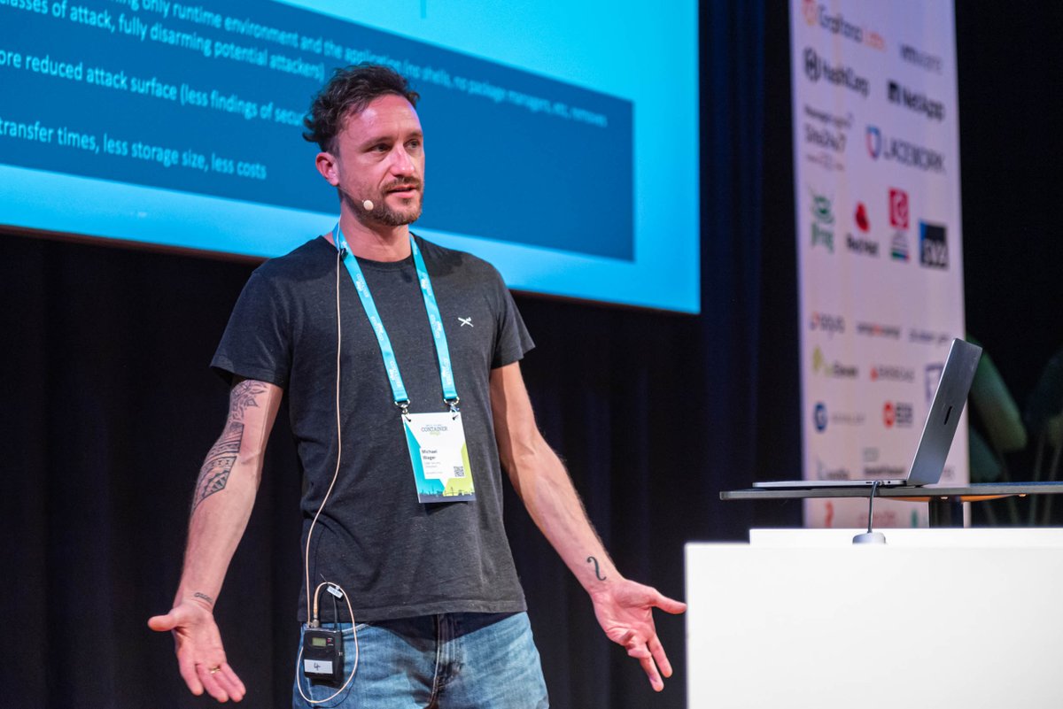 0x1406F40_'s tweet image. My talk on &quot;Secure Containers&quot; at @ConDaysEU was fun! 😎

#distroless #container #security #CyberSecurity #infosec #CloudNative